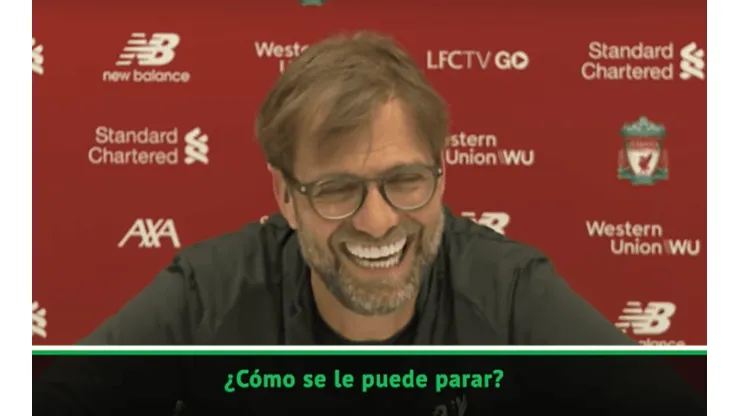 Lo amamos: la reacción de Klopp cuando le preguntaron cómo parar a Vardy
