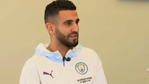 Se le escapó: Mahrez reveló por error que compañero suyo se va del City