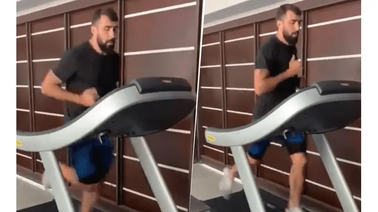 Video: Lucas Pratto se entrena solo, pensando en 2020