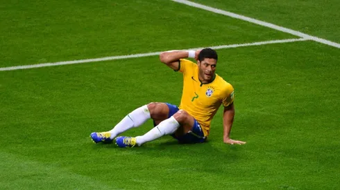 Foto del futbolista cuando jugaba con la Selección de Brasil.