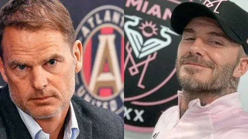 El DT de Atlanta United Frank De Boer se enfrentará al equipo de David Beckham.