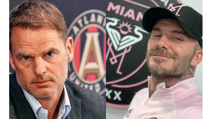 El DT de Atlanta United Frank De Boer se enfrentará al equipo de David Beckham.