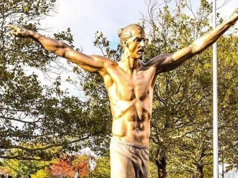 Vandalizaron la estatua de Ibrahimovic y esta vez le sacaron su distintivo