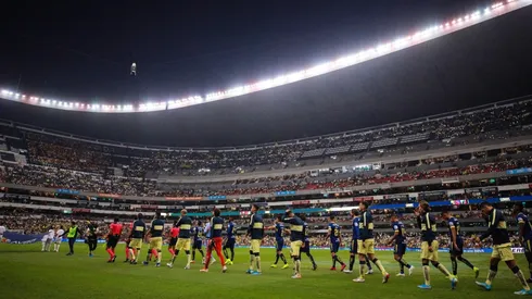 ¡No mejora! El césped del Azteca continúa en malas condiciones