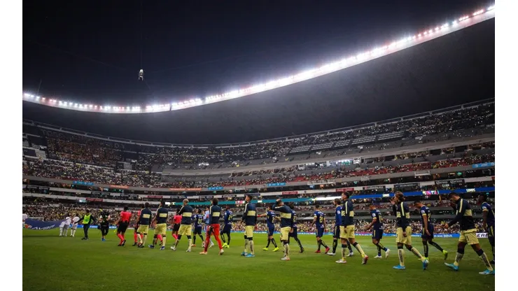 ¡No mejora! El césped del Azteca continúa en malas condiciones