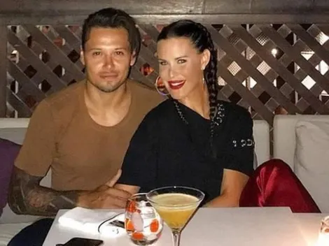 Un tierno: Zárate y una romántica publicación por el aniversario con Natalie