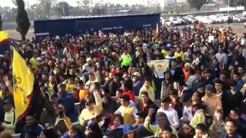 Locura Americanista: una multitud se acercó al Azteca para la práctica abierta antes de la Final
