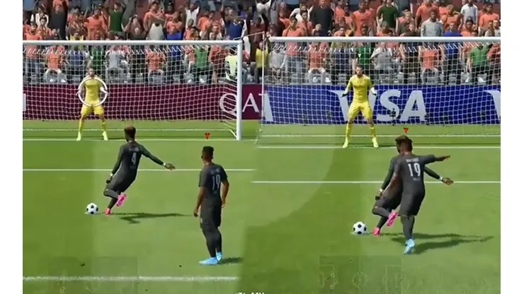 ¡El FIFA 20 lo volvió a hacer! Insólito penal con 2 pateadores
