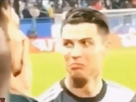 La reacción de Cristiano cuando unos fanáticos le cantaron por Messi