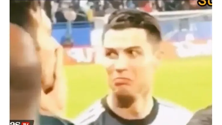 La reacción de Cristiano cuando unos fanáticos le cantaron por Messi