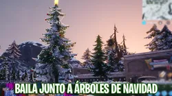 Dónde bailar junto a árboles de Navidad en Festival de invierno de Fortnite