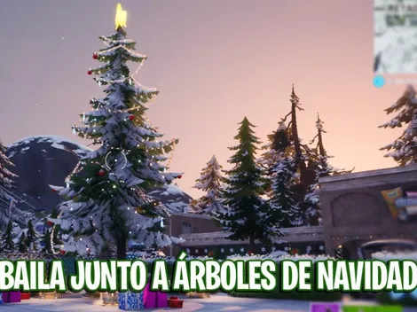 Dónde bailar junto a árboles de Navidad en Festival de invierno de Fortnite