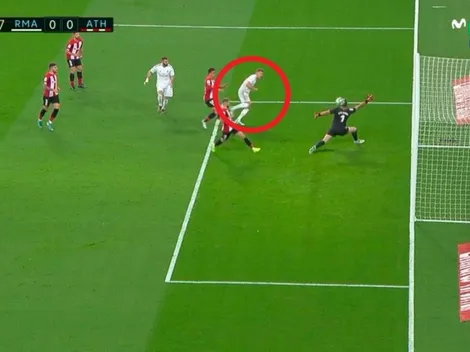 Hizo todo bien menos el final: era un golazo pero Kroos lo erró a un metro del arco