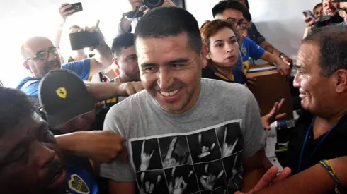 Juan Román Riquelme, nuevamente en su casa.