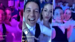 De fiesta: Driussi hizo un vivo con su mujer cantando contra Boca