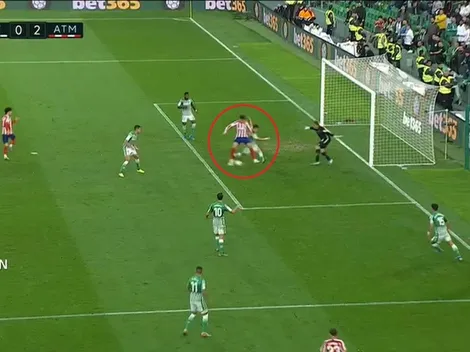 Chau, hasta mañana: Morata clavó un golazo de taco ante Betis