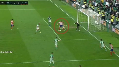 Chau, hasta mañana: Morata clavó un golazo de taco ante Betis