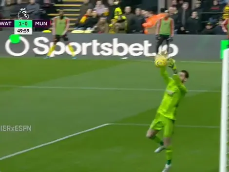 Se le escapó la pelota de las manos y De Gea se metió un gol insólito