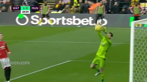 Se le escapó la pelota de las manos y De Gea se metió un gol insólito