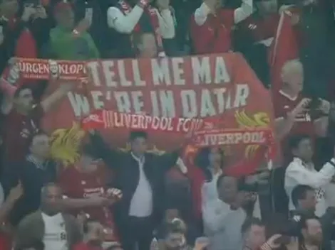 No podía faltar: el 'You'll never walk alone' emocionó a todos en Qatar