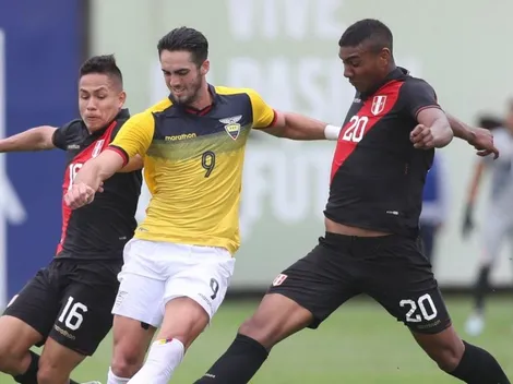 Perú fue demasiado para Ecuador en un amistoso Sub-23
