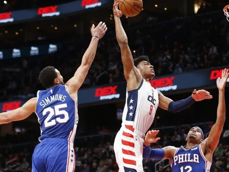 Qué canal transmite Washington Wizards vs. Philadelphia 76ers por la NBA
