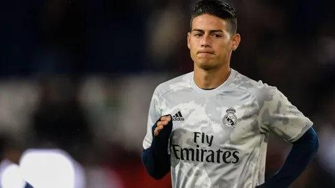 James Rodríguez, jugador del Real Madrid.