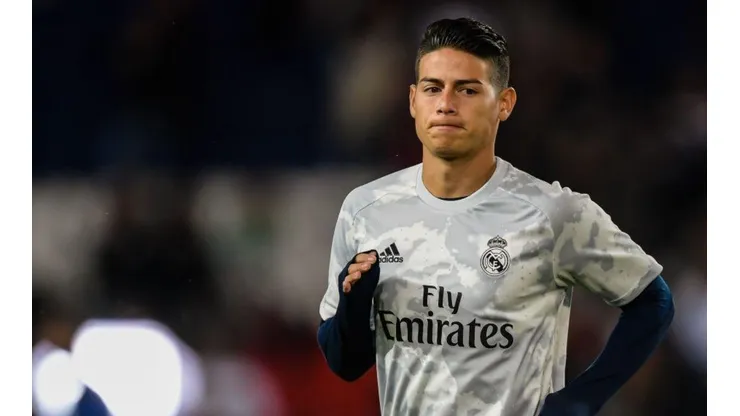 James Rodríguez, jugador del Real Madrid.