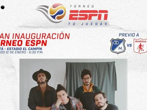 Reventó todo: ESPN anunció a Morat para inaugurar el torneo de pretemporada en Bogotá