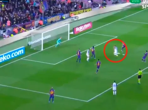 ¡Lo fusiló de cabeza! Pons descontó para un Alavés que asusta al Barça