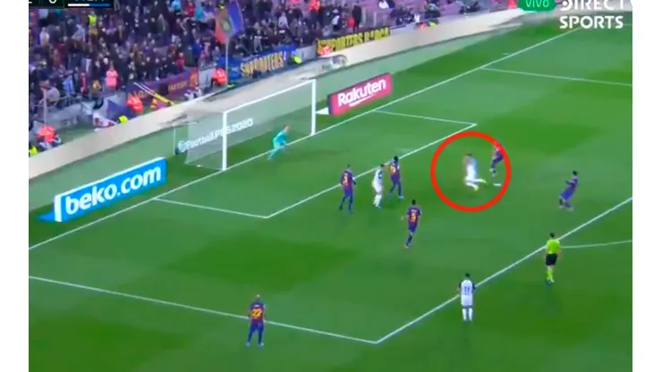 ¡Lo fusiló de cabeza! Pons descontó para un Alavés que asusta al Barça