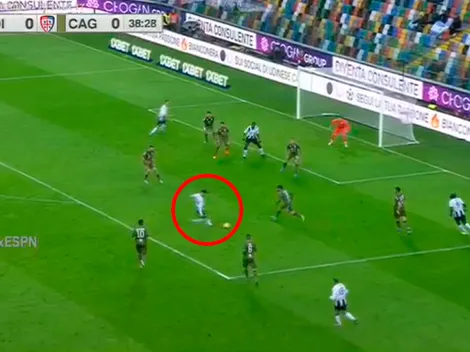 Una bestialidad: De Paul marcó un golazo para el Udinese