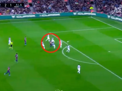 Video: golazo desde lejos de Messi para el Barcelona