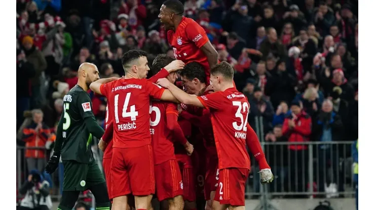 Bayern cerró el 2019 con victoria ante el Wolfsburgo