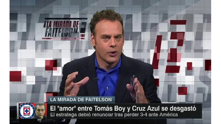Faitelson no pasó por alto la llegada de Ordiales a Cruz Azul