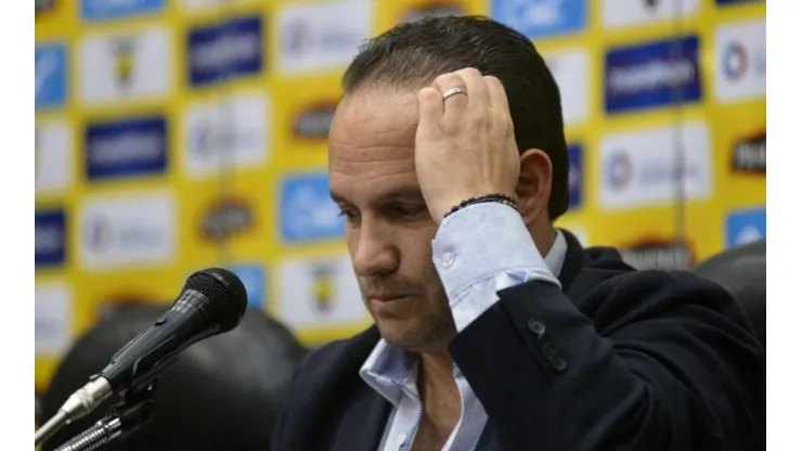 Francisco Egas, presidente de la Federación Ecuatoriana de Fútbol.
