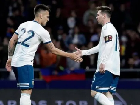 Lautaro Martínez: "Jugar con Messi es un privilegio"