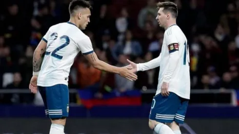 Lautaro Martínez: "Jugar con Messi es un privilegio"