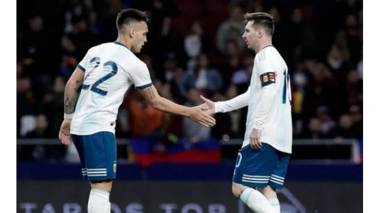 Lautaro Martínez: "Jugar con Messi es un privilegio"