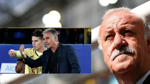 Vicente del Bosque llenó de elogios a James Rodríguez y Carlos Queiroz