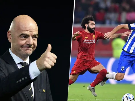 Gianni Infantino elogió a Rayados por su gran partido contra Liverpool