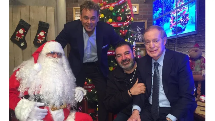 Joserra y Faitelson visitaron a Santa y le dejaron muchos pedidos