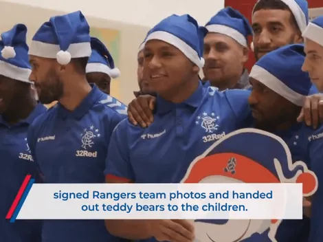 Morelos le adelantó la navidad a varios niños en Gasglow