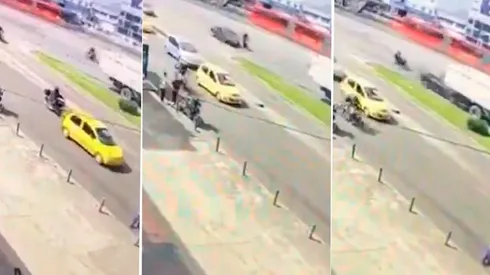 Video viral: conductor vivió después de impactante accidente en Bogotá