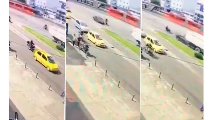 Video viral: conductor vivió después de impactante accidente en Bogotá