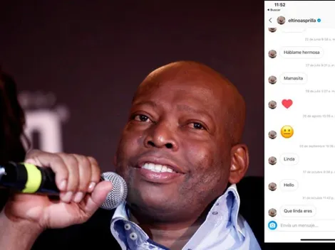 No todas caen: épica ignorada le pegaron al 'Tino' Asprilla en Instagram