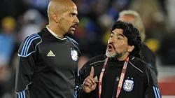 Verón a Maradona: “No soy vigilante ni botón, adelante de una cámara todos somos malos y guapos”