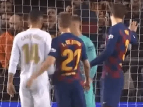 Lo defendió: la reacción de Piqué ante los insultos a Sergio Ramos