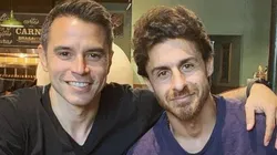 Saviola subió foto con Aimar y un jugador de Boca apareció en los comentarios