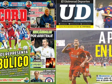Se quedó en la puerta de la gloria: las portadas del triunfo de Liverpool sobre el final contra Rayados